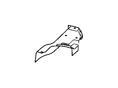 Dodge 5109093AC PANEL Rear Floor Pan Cover
