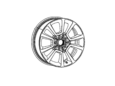 Jeep Compass Spare Wheel - 1JX81NTZAC