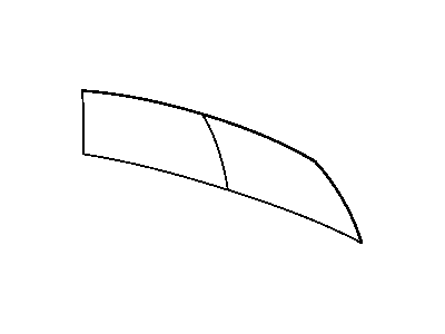 Chrysler 55362235AB GLASS Liftgate