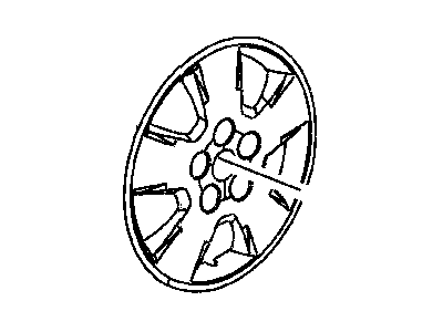 Dodge 5105021AA COVER Wheel