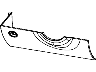 Dodge 1DK301DBAA COVER Steering Column