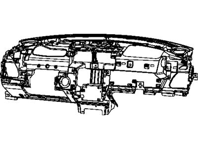 Mopar 1SQ77DX9AD Instrument Panel Base Panel