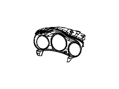 Mopar 1SR64DX9AA Bezel Instrument Cluster