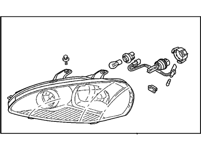 Dodge MN133280 HEADLAMP
