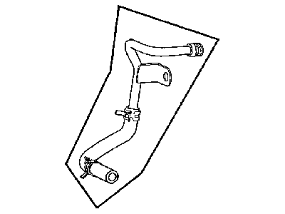 Chrysler 4884303AB TUBE Oil Cooler For Turbocharger Oil Lines refer to group 14 turbocharger