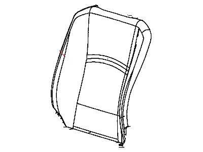 Ram 5MF92XDVAA COVER Front Seat Back