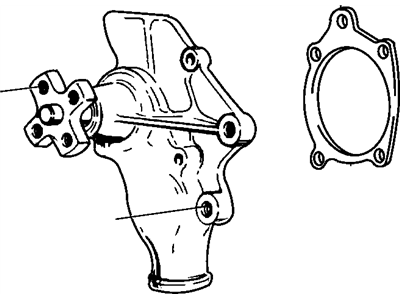 Jeep 5012366AB PUMP PACKAGE Water