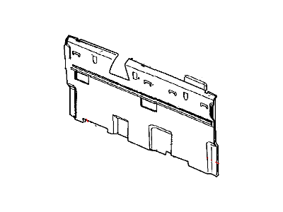 Dodge 55350923AG SILENCER Panel Inner