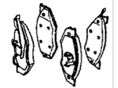 1999 Dodge Ram Wagon Brake Pad - BHKH5621