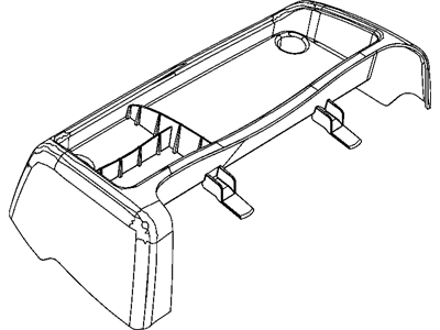 Ram 1RT17DK2AA TRAY Floor Console