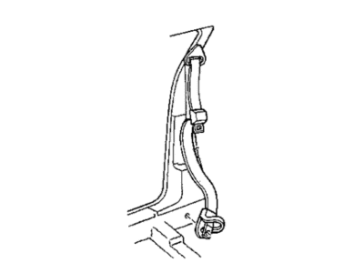 1994 Dodge Intrepid Seat Belt - KS49RP8
