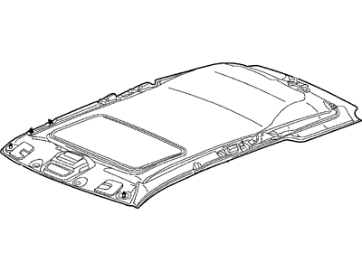 Jeep 5HG77TL2AC HEADLINER Without Sunroof