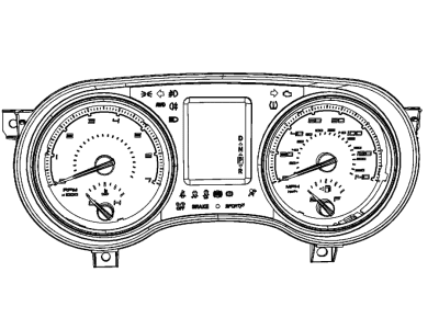 2015 Dodge Charger Instrument Cluster - 68273648AA
