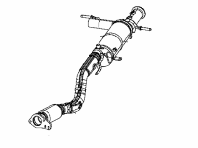 2019 Jeep Cherokee Catalytic Converter - 68348588AG