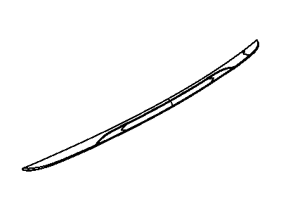 Mopar 68082045AA Strip Molding, Rear