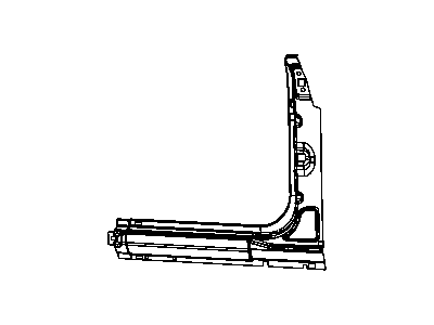 Jeep 55397011AD PANEL Body Side Aperture Front