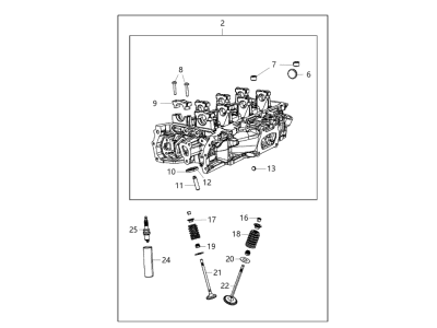 Ram C/V Cylinder Head - R3602014AA