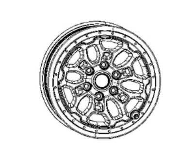 2021 Ram 1500 Spare Wheel - 68497384AA