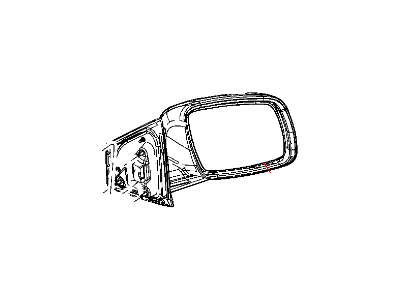 2013 Dodge Journey Car Mirror - 1GC001LBAE