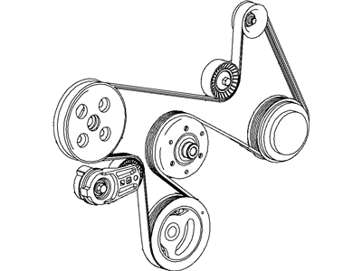Jeep 53034095AA BELT Serpentine