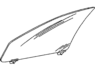 Dodge 4894586AA GLASS Front Door