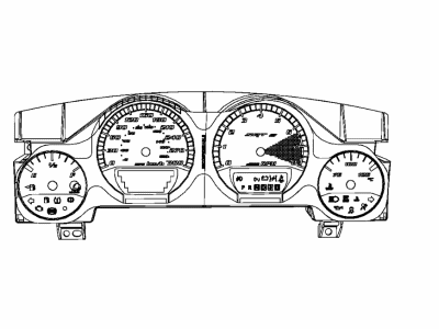 2016 Dodge Challenger Instrument Cluster - 68281030AB