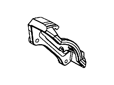 Ram 68049152AB ADAPTER Disc Brake Caliper Front Includes Pins and Boots