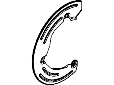Ram Brake Dust Shield - 52122242AE