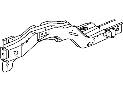 Dodge 4860943AB REINFORCEMENT Front Side Rail to Dash With Reinforcement, Heel Channel