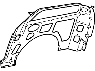 Dodge 5020470AA PANEL Quarter Inner