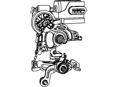Jeep Wrangler Door Latch Assembly - 4589022AD