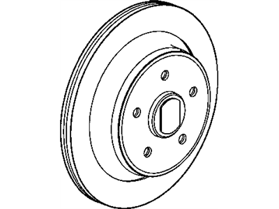 2003 Dodge Ram Van Brake Disc - 52010362AA