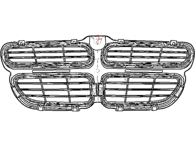 2002 Dodge Stratus Grille - WD49WS2AA