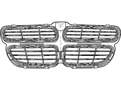 Dodge 4805253AA MEDALLION Fascia