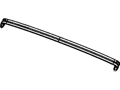 Jeep 55397454AM WEATHERSTRIP WINDSHIELD HEADER