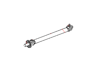 Jeep 52853300AC SHAFT Drive Rear 1-Piece