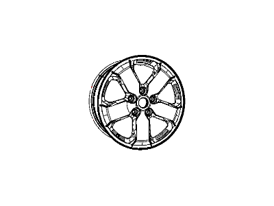 Jeep Grand Cherokee Spare Wheel - 1HX65AAAAB