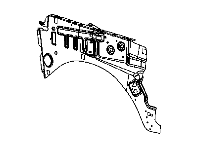 Mopar 55177018AO Panel Fender Inner