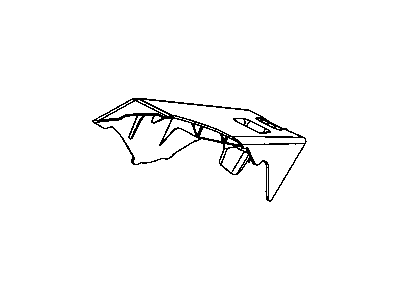 Ram 5028732AA SUPPORT Footrest