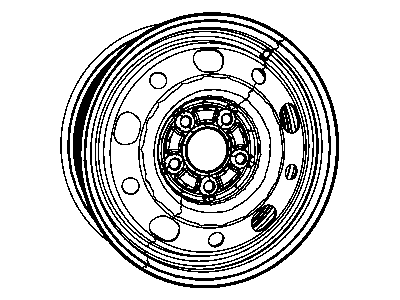 Dodge 5105032AA WHEEL Steel