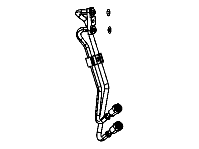 Jeep 68143893AA LINE Oil Cooler Pressure And Return Jumper