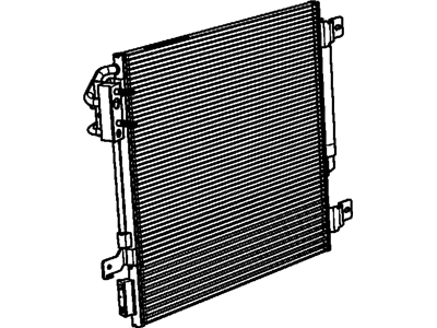 Jeep 55056635AA COOLER Condenser and Trans Cooler