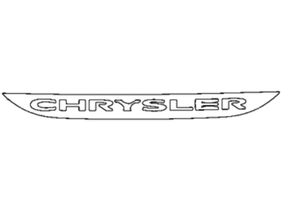 2017 Chrysler Pacifica Emblem - 55112847AA