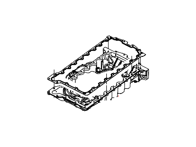 2007 Jeep Wrangler Oil Pan - 68027490AA