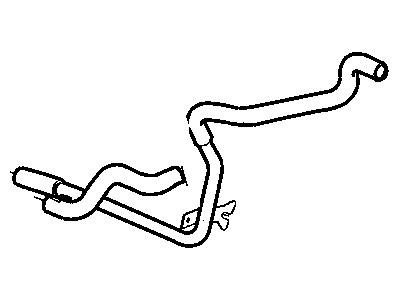 Dodge 4767152AC TUBE Heater Return w/Hose