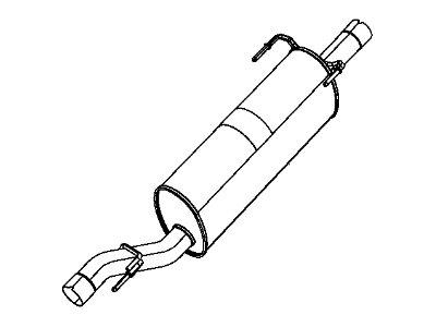 Ram Muffler - 68160267AC