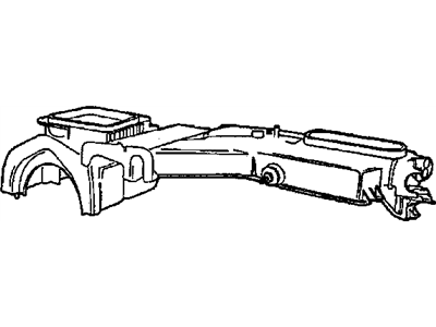 Jeep 5073175AA HOUSING A/C and Heater Upper