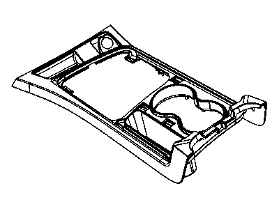 Dodge 1FS551Z2AD BEZEL Floor Console