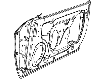 Dodge Challenger Door Seal - 4575881AA