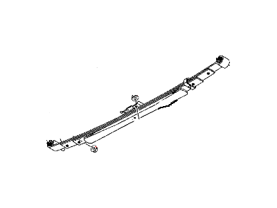 Dodge 52113141AD SPRING Rear Leaf